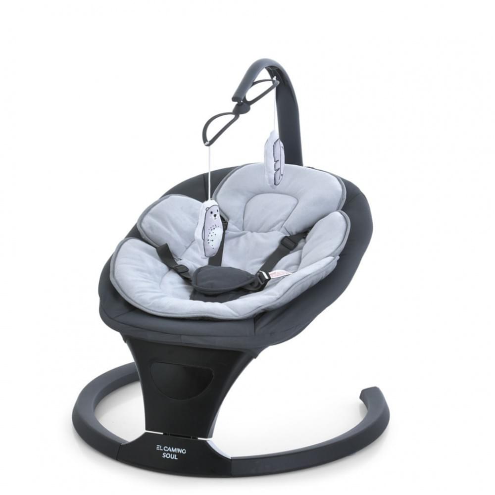 Заколисуючий центр-шезлонг SOUL ME 1175 Dark Gray