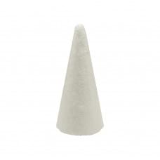 Конус із пінопласту для виготовленя декору 220118, 15х7х7 см