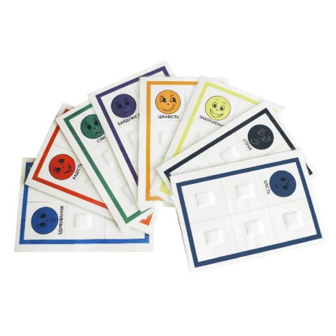 Набір дидактичних ігор Емоції HEGA 285HG з повним методичним посібником