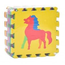 Дитячий килимок Мозаїка "Тварини" M 0376-1, 10 деталей, EVA, 30х30 см
