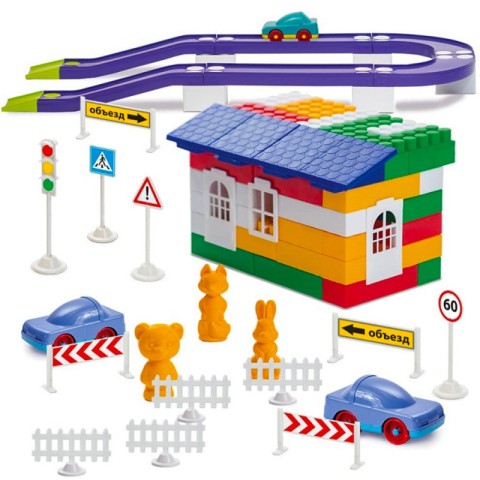 Дитячий конструктор "Лідер" №6 1-055, 250 деталей