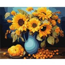 Картина за номерами "Соняшникова гармонія" KHO3264 40х50см