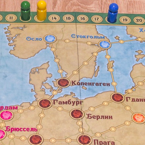 Настільна гра "Галопом по Європах" 0840 розвиваюча