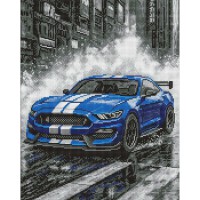 Алмазна мозаїка "Сині перегони" ©art_selena_ua AMO8248, 40х50 см