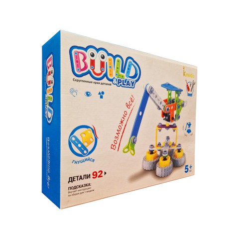 Конструктор Build&Play "Портовий кран" HANYE J-7701, 92 елементи