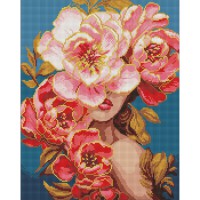 Алмазна мозаїка "Квітуча грація" ©art_selena_ua AMO8004, 40х50 см