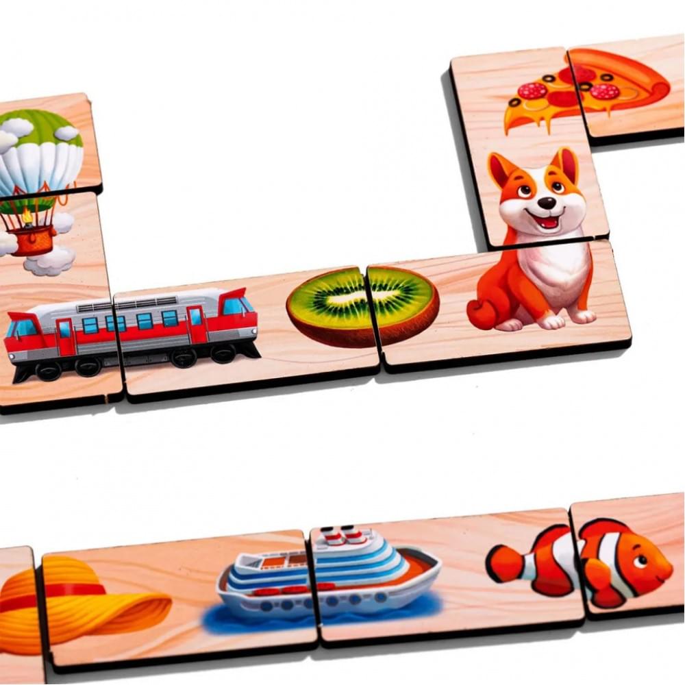 Дерев'яне доміно "Половинки" (ПСД266) PSD266