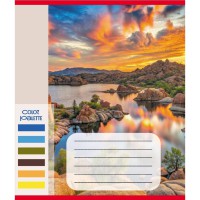 Зошит учнівський "Кольори гір" 060-610093K-1 в клітинку, 60 аркушів