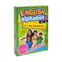 Дитячий розвиваючий комплект ENGLISH ALPHABET MKA0001 в картинках