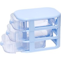 Органайзер настільний WXS-3, 3 відділення Blue