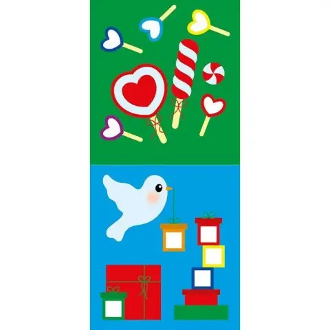 Мозаїка з наліпок для малюків "Ялинка" 166067, 8 сторінок