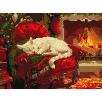 Картина за номерами "Святковий затишок" ©art_selena_ua KHO6662, 30х40 см