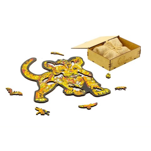 Фігурний дерев'яний пазл A4 Сімба PuzA4-04133, 78 деталей