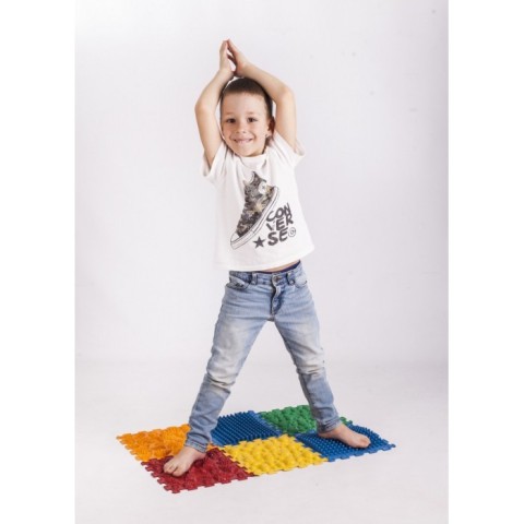 Масажний килимок "Пазли Мікс" 09224, 8 елементів