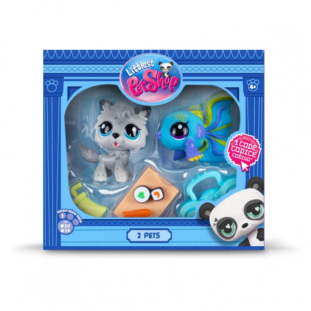 Ігровий набір "Рок-н-рольні суші" Littlest Pet Shop 00526 аксесуари та 2 фігурки