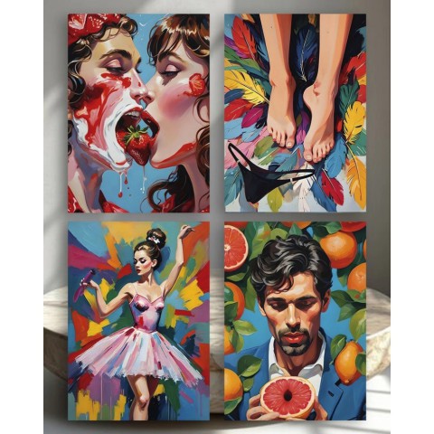 Карткова гра "Таємні Бажання 18+" PLR-0043, 64 картки