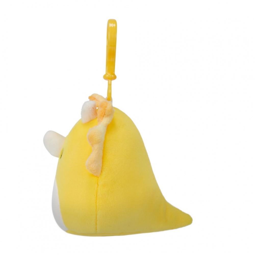 М'яка іграшка на кліпсі "Трицератопс" Squishmallows SQCP00216, 9 см