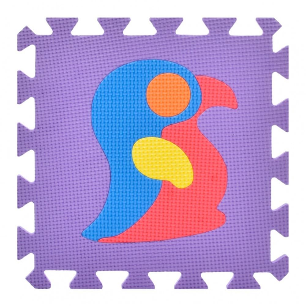 Дитячий килимок Мозаїка "Тварини" M 0376-1, 10 деталей, EVA, 30х30 см