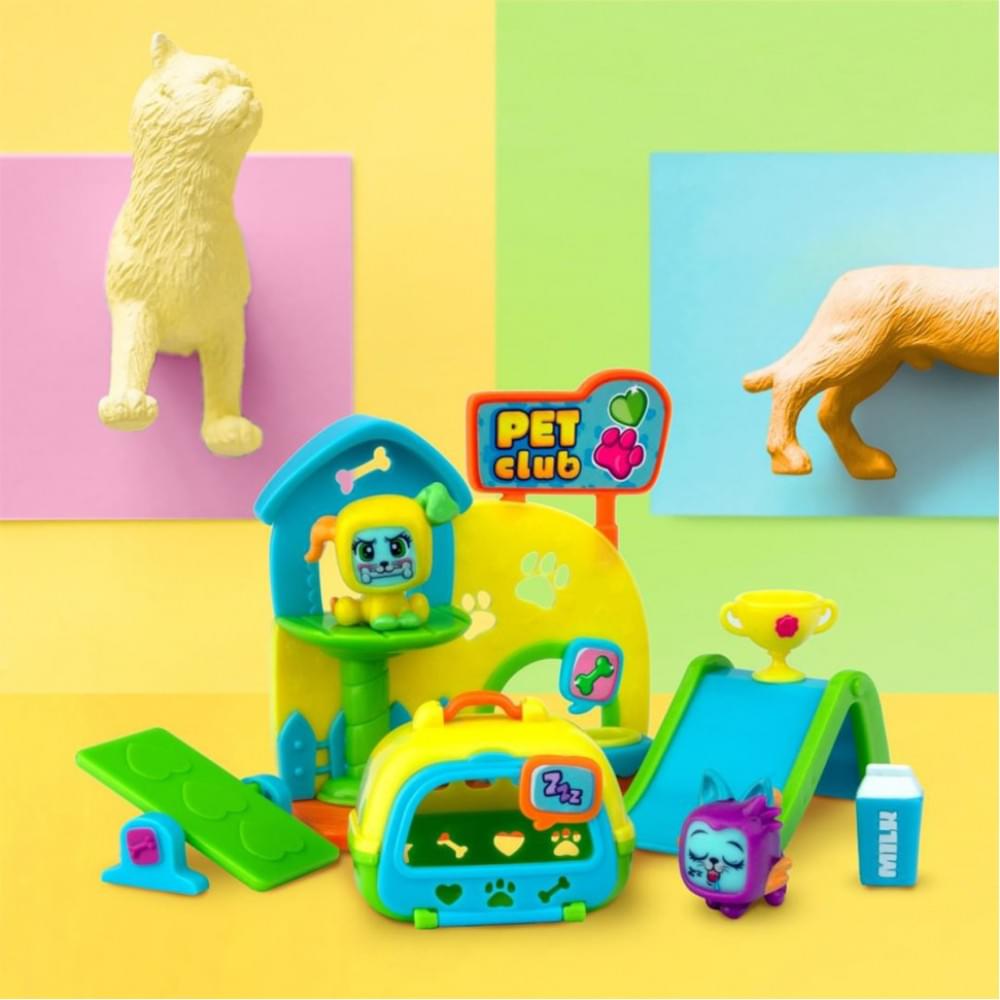 Ігровий набір Вихованці на прогулянці Moji Pops PMPSB216IN10, 2 фігурки, аксесуари