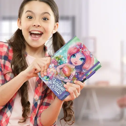 Блокнот чорні аркуші Делюкс Коралія Nebulous Stars 11583-3 з ручкою