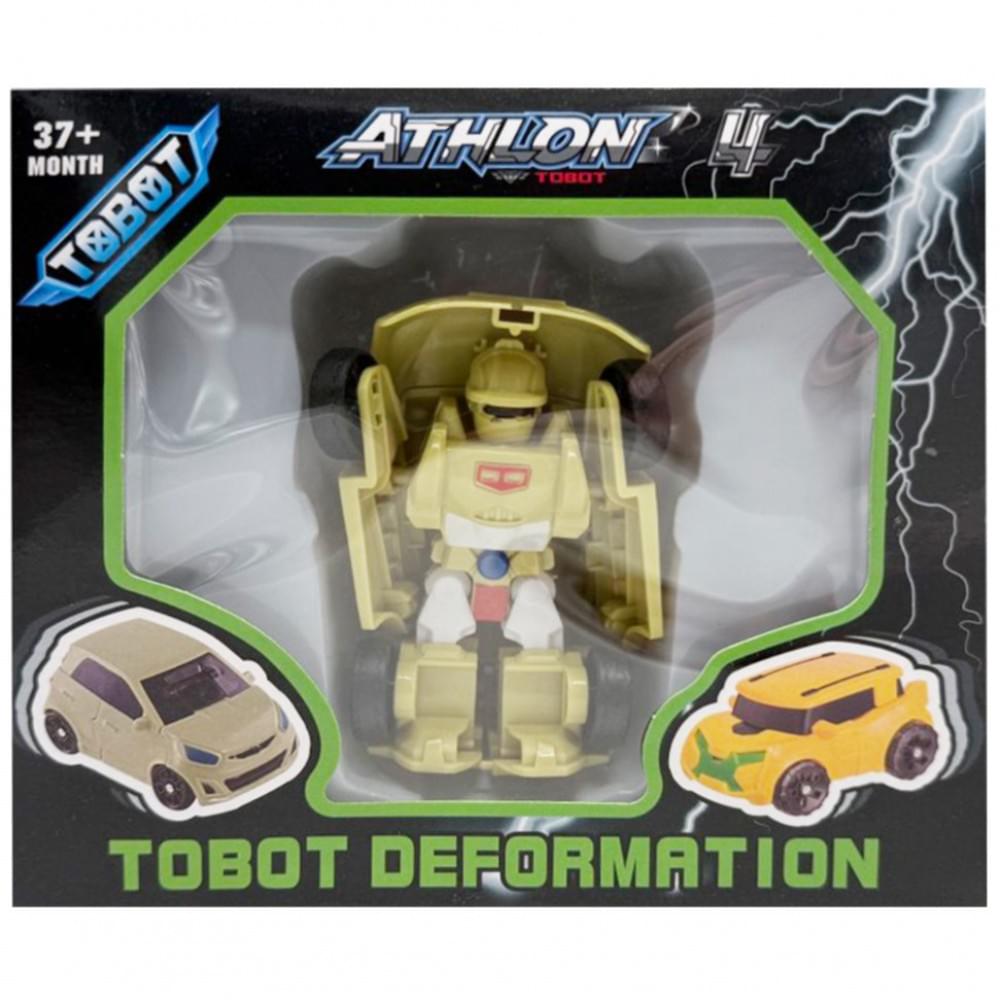 Машинка-трансформер "Tobot 2 в 1" 525-1(Khaki) пластик