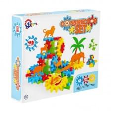 Дитячий набір конструктора "Шестерні з тваринами" 3763TXK 118 деталей