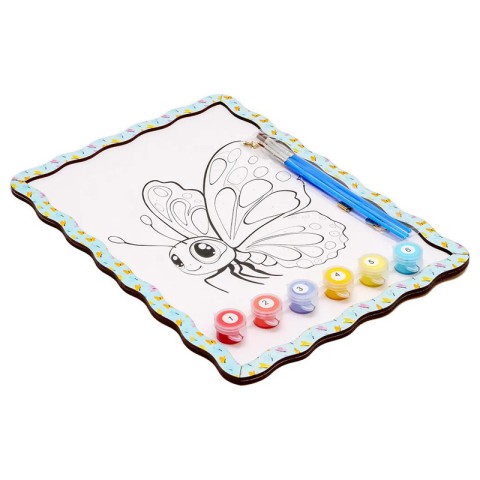 Дитячий набір для розпису по дереву "Метелик" Puz-22960 формат А4