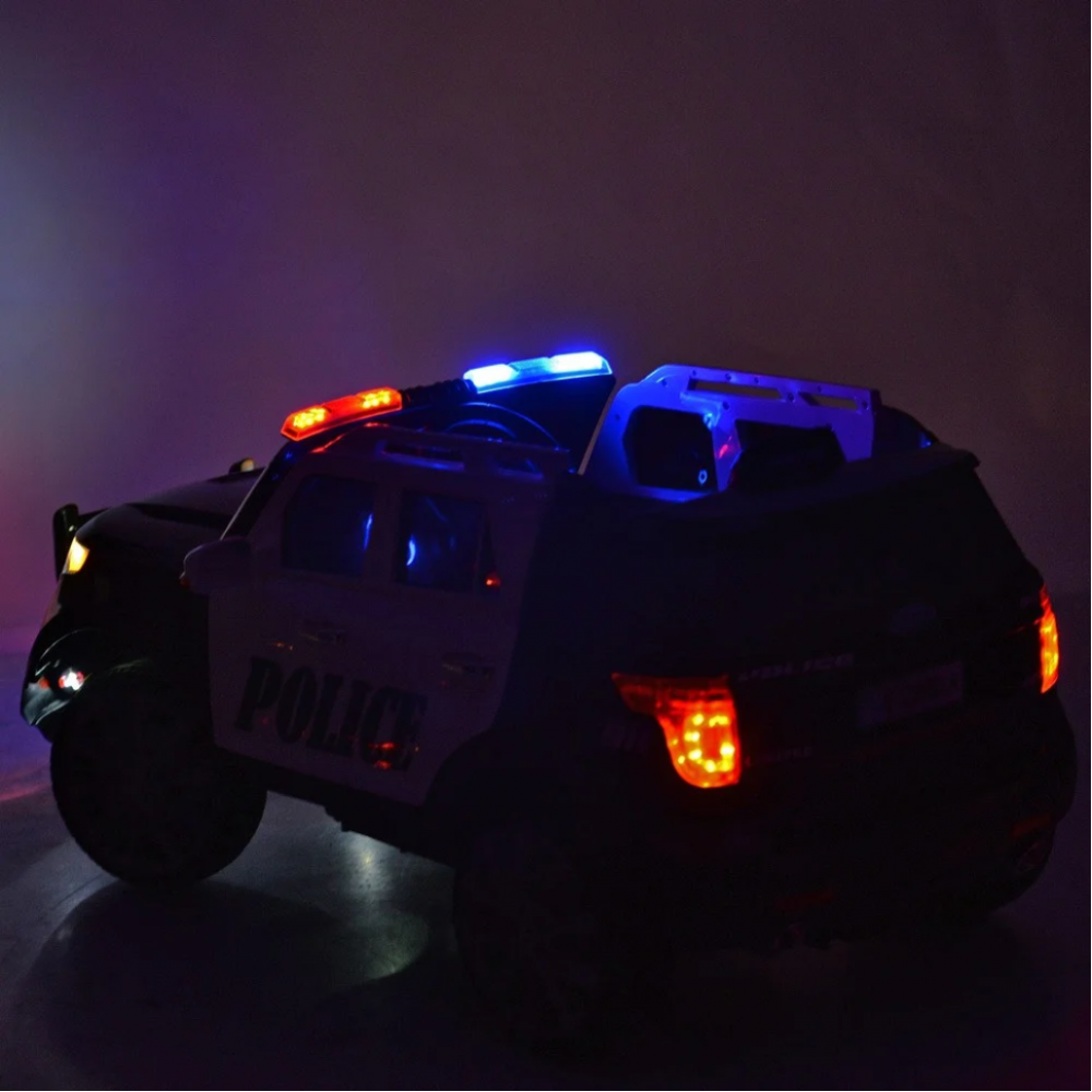 Дитячий електромобіль Джип Bambi M 3259EBLR-1-2, р/у, Чорно-білий