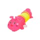 Дитяча заводна іграшка "Гусениця" LY2018C(Pink) з пружинкою