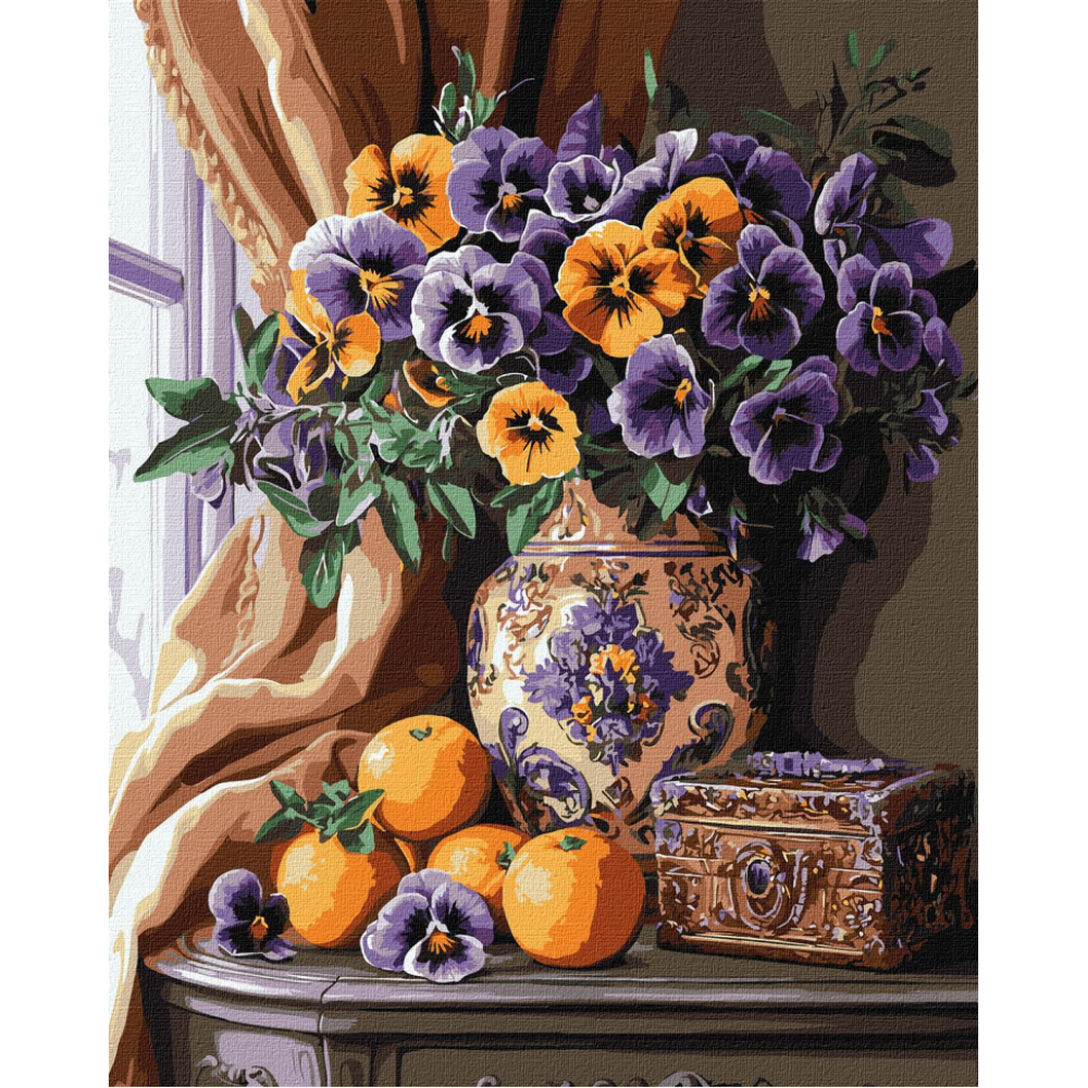 Картина за номерами "Розкішні братки" Ідейка KHO3292 40х50 см