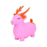 Дитяча іграшка-антистрес "Оленя" MS 4142(Pink) з борошном, 10 см
