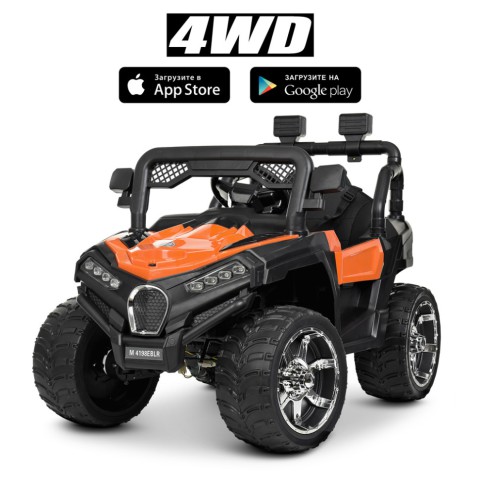 Електромобіль дитячий Джип M 4198EBLR-7 з музикою та світлом