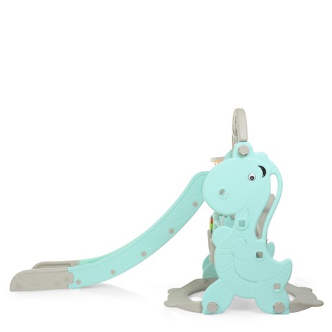 Дитяча гірка-гойдалка YG2020-2-4 кільце баскетбольне