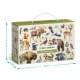 Дитячий пазл Монтессорі "Лісові тварини" DoDo Toys 300629, 200 елементів Дитячий пазл Монтессорі "Лісові тварини" DoDo Toys 300629, 200 елементів