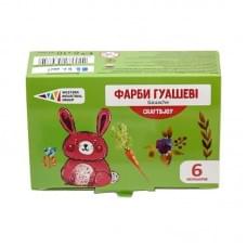 Дитячі гуашеві фарби "Graft&Joy" 221031/Cr 6 кольорів, по 10 мл