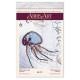 Набір для вишивання бісером прикраси "Медуза" AD-071 на натуральному полотні