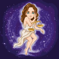 Картина за номерами "Знаки зодіаку. Терези" ©VIKTORIA.GRO.ART 10107-AC 40х40 см