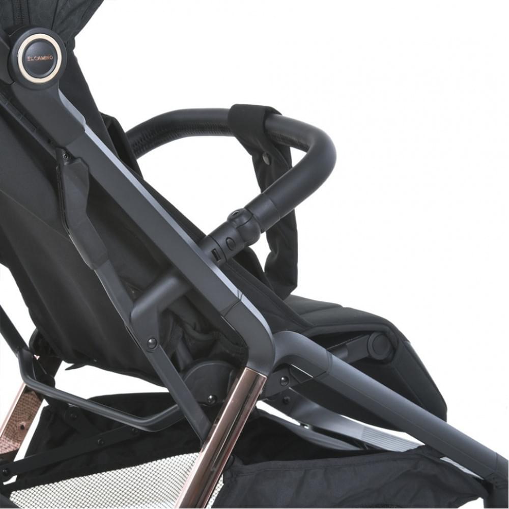 Дитяча прогулянкова коляска BEYA ME 1127-G Black Leo