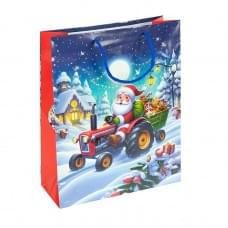 Пакет подарунковий "Новий Рік" 2576-1-2 розмір 18х21,5х8 см