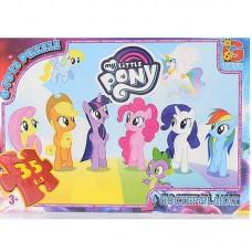 Дитячий пазл "My little PONY" MLP013 постер 35 елементів