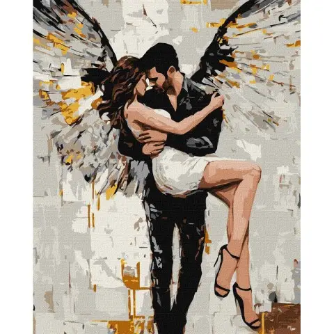 Картина за номерами "Її спасіння" KHO8657 з фарбами металік extra 40х50 см