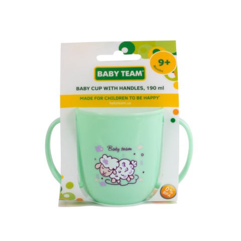 Дитяча чашка з ручками "Вівця" 6008, 190 мл