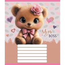 Зошит учнівський "Міні ведмедики" 012-510157C-2 в косу лінію, 12 аркушів (959051)