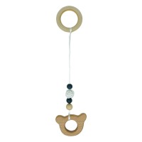 Дитячий дерев'яний гризунок "Ведмедик" MGZ-0410-2 з підвіскою