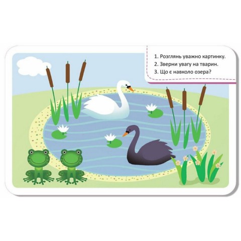 Дитячі розвивальні картки "Світ довкола" 1664001, 20 карток