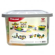 Дитячий блочний конструктор 013999/01 у пластиковому боксі, 335 деталей
