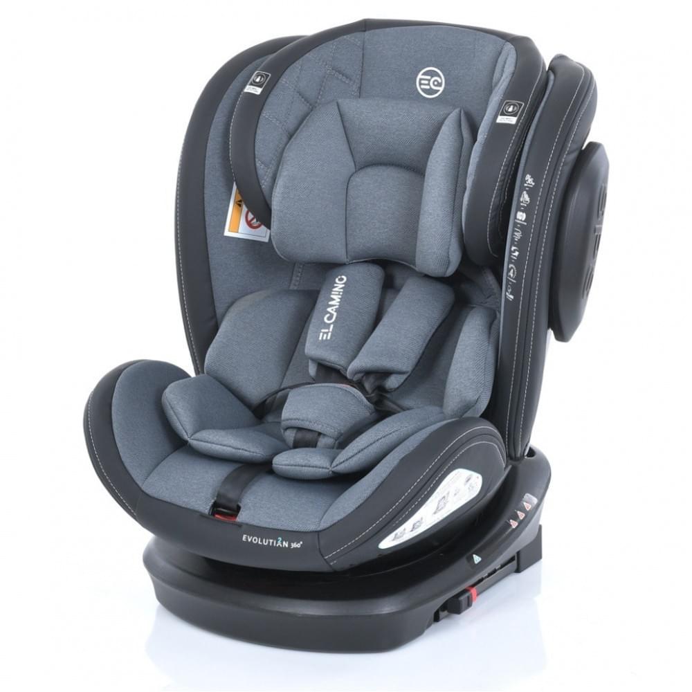 Автокрісло EVOLUTION 2 360 ME 1045 Royal Gray, Кріплення ISOFIX
