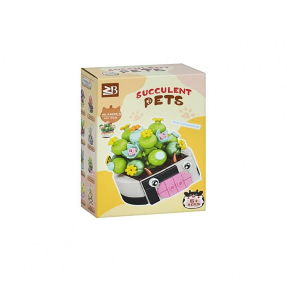 Дитячий конструктор "Квіти у вазі" 33036-6, 121 деталь