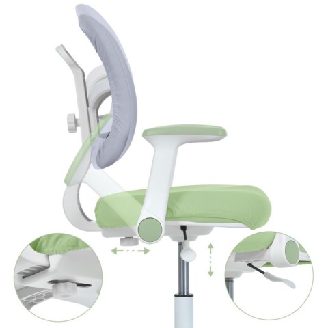 Дитяче крісло M 6250-5 з підлокітником і підніжкою