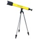 Дитяча іграшка "Телескоп" 6609A(Yellow) жовтий, штатив 57 см